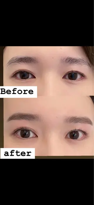 アイブロウ MILK chikaのマツエク・マツパデザイン