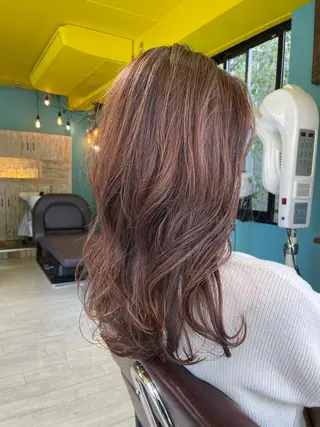 ロング 末石 智のヘアスタイル