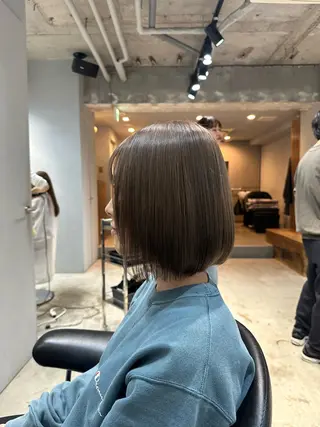 ミディアム カラー ショートカット/ パーマ/齋藤大貴のヘアスタイル
