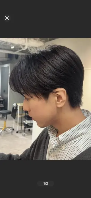 メンズ 縮毛矯正/髪質改善 板倉高史郎のヘアスタイル