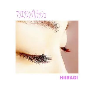 マツエク・マツパ 美容室 HIIRAGIのマツエク・マツパデザイン