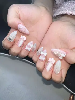 ネイル Lee Nails チップ長さだし専門店のネイルデザイン