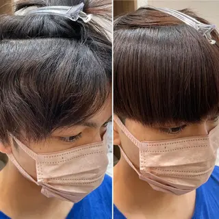 ショート パーマ メンズ 【メンズ縮毛矯正】 田中秀斗のヘアスタイル