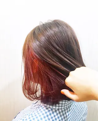 セミロング カラー テディ teddyのヘアスタイル
