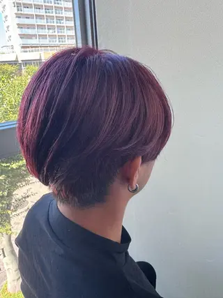 メンズ 透明感color ハイトーン✨みくりのヘアスタイル