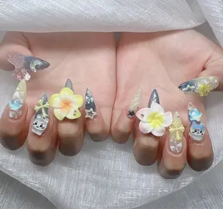 ネイル Lee Nails チップ長さだし専門店のネイルデザイン