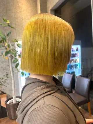 カラー 🎀艶ハイトーン特化 🎀セナのヘアスタイル