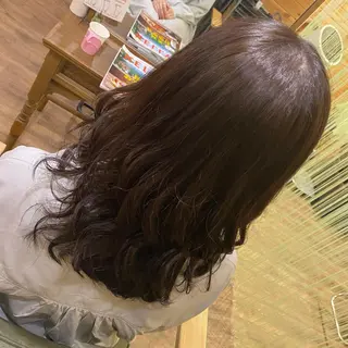 セミロング カラー Ecre hair SARAのヘアスタイル