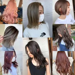 ミディアム カラー レイヤーカット匠 イソザキノリユキのヘアスタイル
