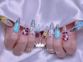 ネイル 長さだし専門店 M2　rikaのネイルデザイン