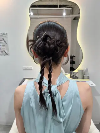 ロング 艶感ハイトーン/ 池袋/mei🩶のヘアスタイル