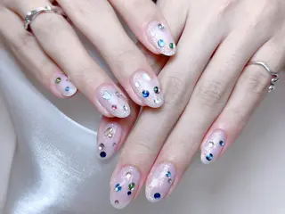 ネイル M🌷nail 長さだし専門店のネイルデザイン