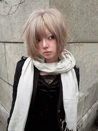 ショート カラー HARUNA/原宿/ デザイン/カットのヘアスタイル