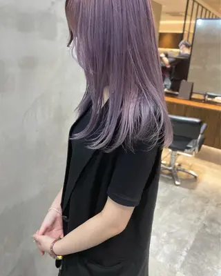 ミディアム カラー 韓国ヘア 店長NEGIのヘアスタイル