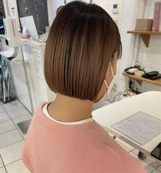 ショート 🌿透明感カラー 松本麻里奈🌼のヘアスタイル