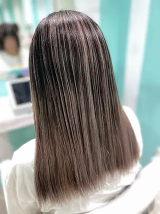 ロング 原 千景のヘアスタイル