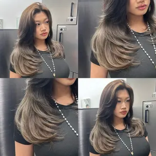 ロング 大人レイヤー/艶美髪 🇺🇸TOMONAのヘアスタイル