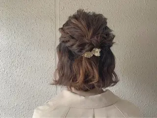 ミディアム ヘアアレンジ サダハルカ ｜chouetteのヘアスタイル