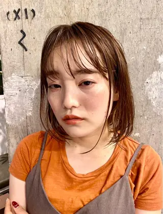 ミディアム 松井美樹/似合わせ ガーリー・韓国のヘアスタイル