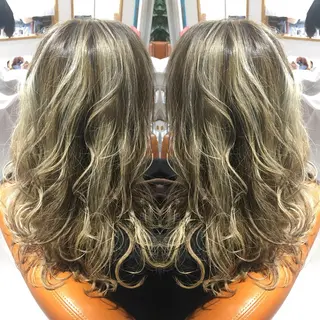 ロング カラー 中間 将人のヘアスタイル