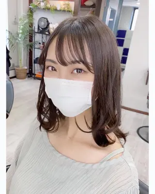 ミディアム カラー ＊横浜駅＊ 金子 誠也のヘアスタイル