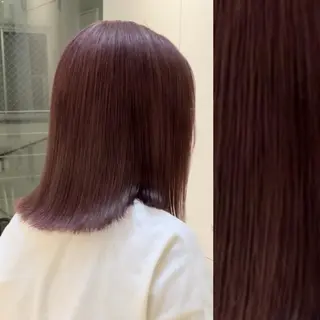 ミディアム カラー ヘアアレンジ stylist ◎RUKI.のヘアスタイル