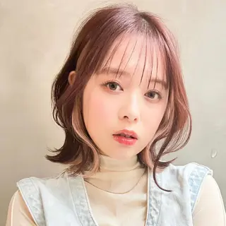 ロング カラー パーマ ヘアアレンジ メンズ キッズ ネイル マツエク・マツパ アイブロウ 丁寧なカウンセリング 🌿Chiemi🌿のヘアスタイル