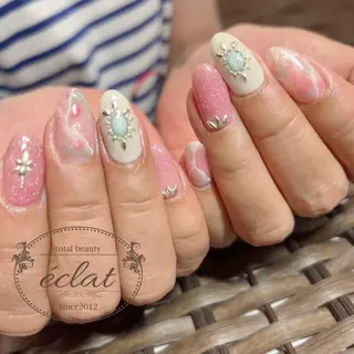 ネイル センター南 eclatのネイルデザイン