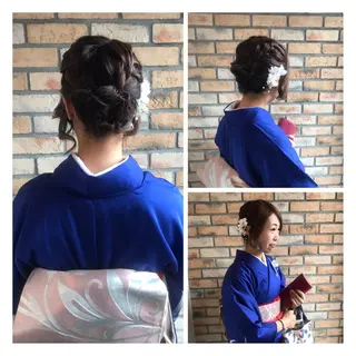 ショート ヘアアレンジ 烏山 達也のヘアスタイル