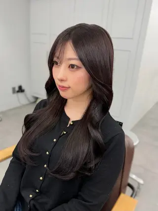 ロング 🧡くびれヘア/前髪 顔周り🧡久原結衣のヘアスタイル