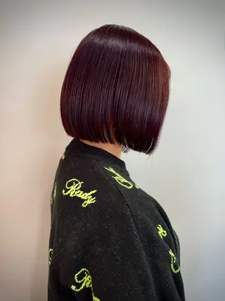 ミディアム カラー ROSTAR セイゴのヘアスタイル