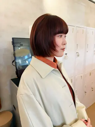 ショート カラー ❤️アヤカ Wカラー ボブ レイヤー❤️のヘアスタイル