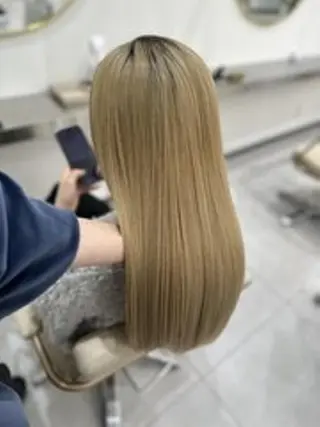 ロング number eluneのヘアスタイル