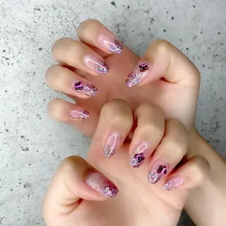 セミロング カラー パーマ ヘアアレンジ メンズ キッズ ネイル マツエク・マツパ アイブロウ Salon Kのネイルデザイン