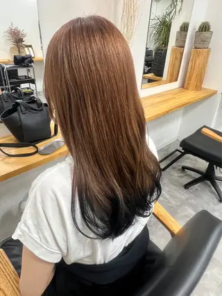 ロング 透明感/ ハイライト/竹中涼のヘアスタイル