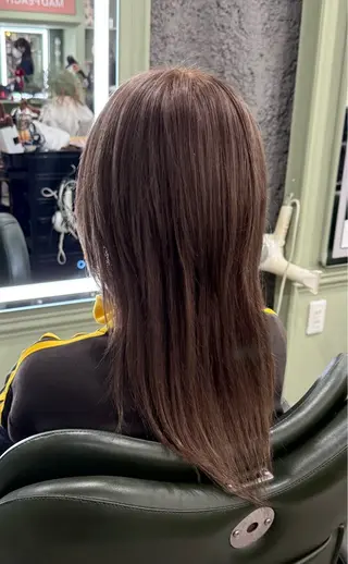 カラー AYANE ◝✩韓国ヘアのヘアスタイル