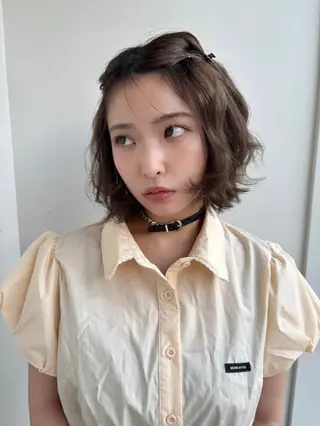 カラー ブリーチなしカラー/ パーマ/おとは🦖♡のヘアスタイル