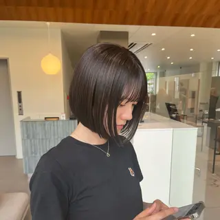 ショート カラー 髪質改善カラー/ボブ 🌻Mutsumiのヘアスタイル