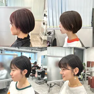 ショート 西梅田  トウマ モデル募集中‼️のヘアスタイル