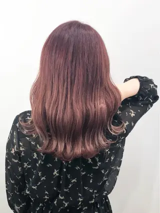 ミディアム カラー 🌙HIZUKI🌙 ハイトーン 艶髪のヘアスタイル