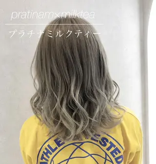 ミディアム カラー 🦋シールエクステ /韓国/リアラ🦋のヘアスタイル