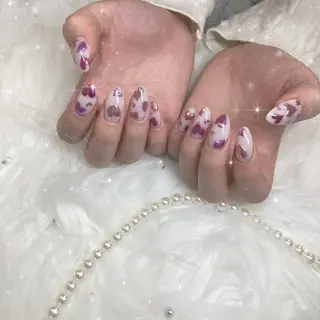 ネイル Blue daisy RIN🎀のネイルデザイン