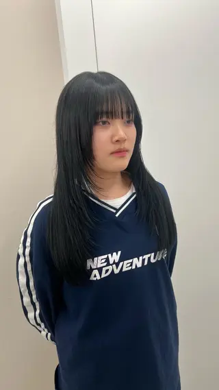 ロング カラー 赤みゼロ/透明感 カラー🌿KANTAのヘアスタイル