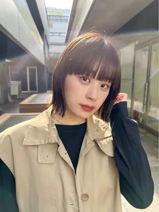 ショート カラー 🎧パーソナルケア/ 透明感カラー/ミユのヘアスタイル