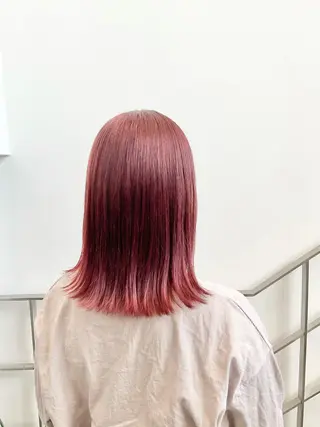 ミディアム カラー yoshi ☆のヘアスタイル