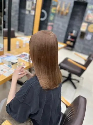 ロング カラー 🩵さき🤍 可愛いを叶える美容師のヘアスタイル
