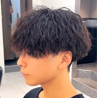 パーマ メンズ メンズ専門/パーマ 特化/栄/北出瑞貴のヘアスタイル