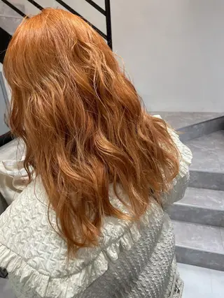 セミロング カラー 狩野 羅夢のヘアスタイル