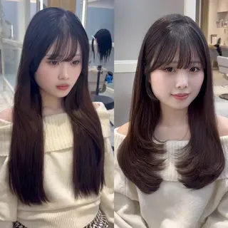 ロング 鈴木 彩莉のヘアスタイル