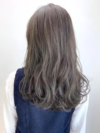 セミロング カラー パーマ ヘアアレンジ ITbyALBUM 八王子店のヘアスタイル